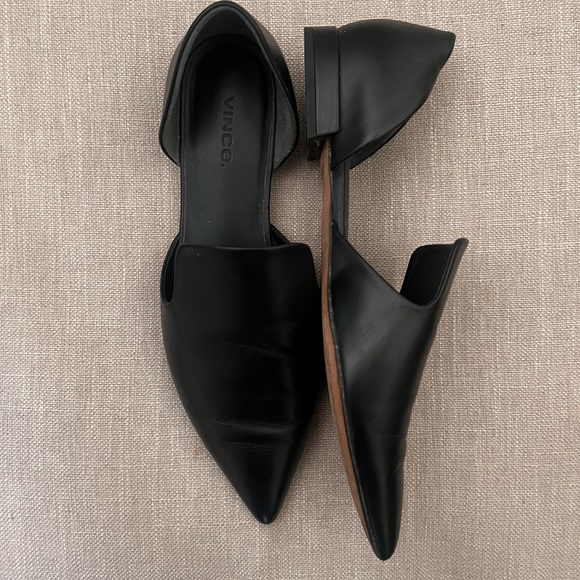 Vince Damris D’Orsay Black Loafers Flats (Size 7.5) - Picture 9 of 9